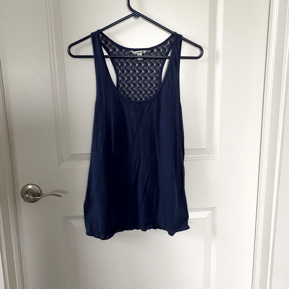 Blue tank
